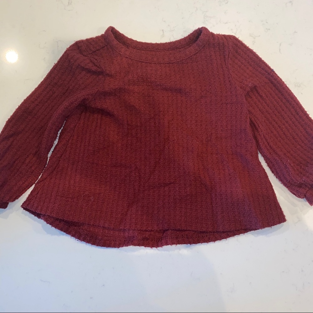 Burgundy Cat & Jack Sweater 18 Months